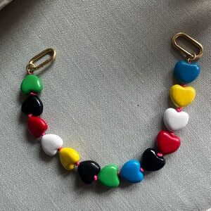 CLARE V HEART NECKLACE / STRAP